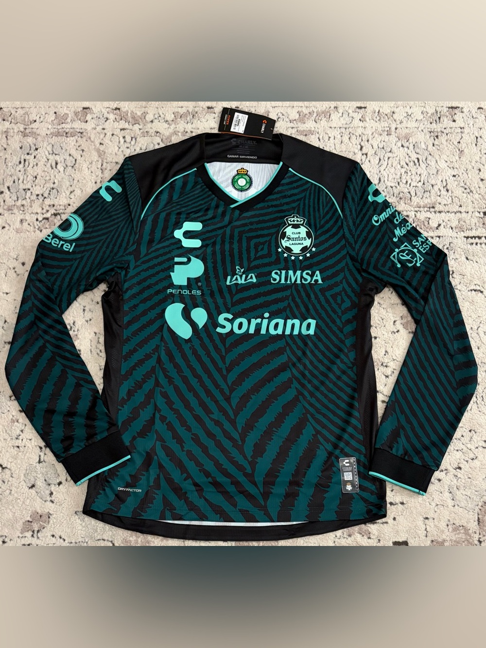 Charly Authentic 2024/2025 Santos Laguna Mexico Away Soccer Jersey Men’s Sz: M
